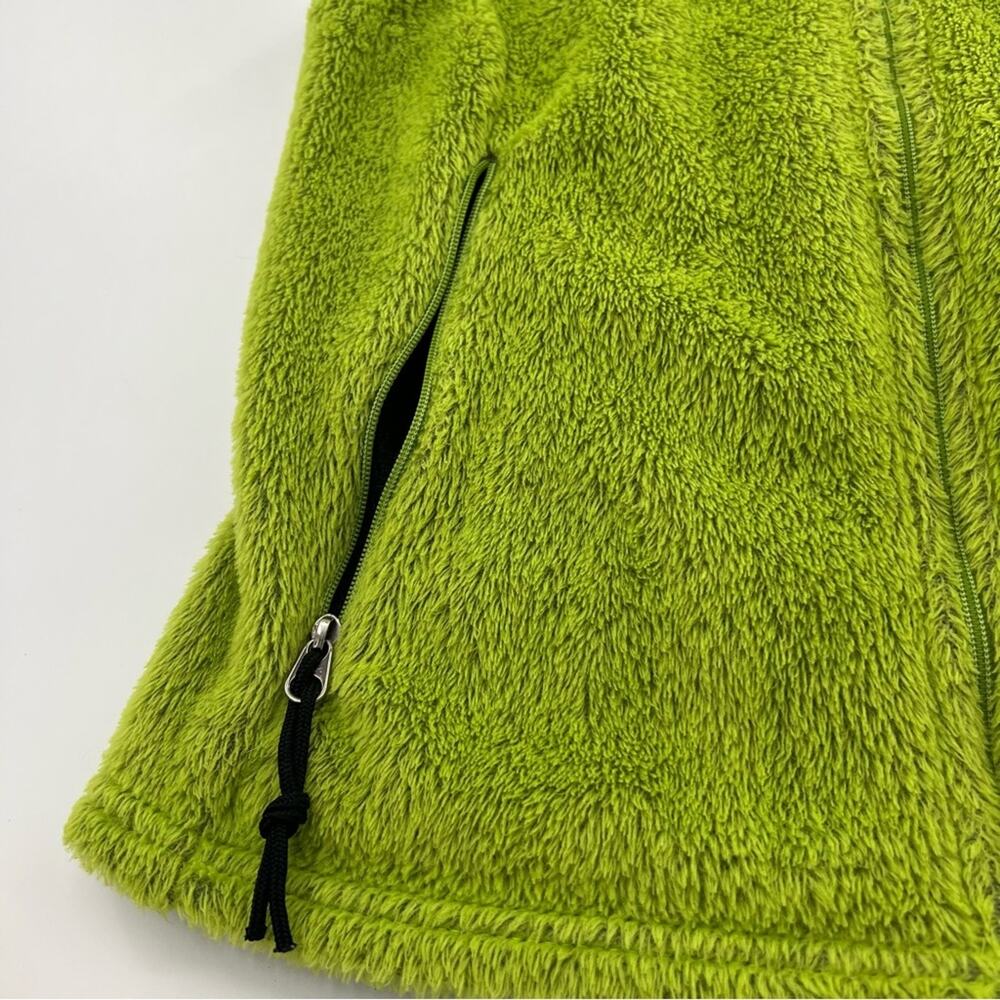 Patagonia Lime Green Fleece Vest - Picture 6 of 7